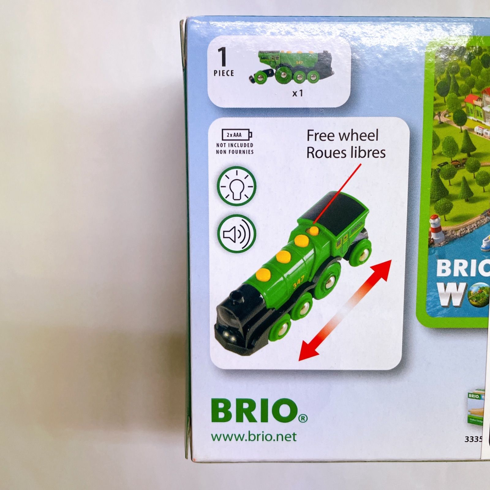 ブリオ BRIO ビックグリーンアクション機関車 電動タイプ 知育