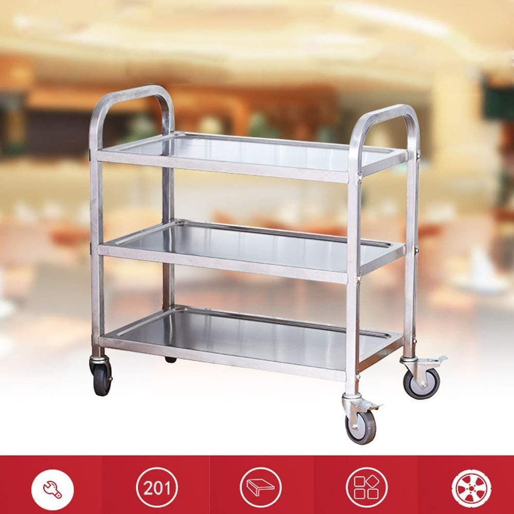 最終値下げ 美品 送料込み キッチンワゴン ホテル・レストラン キャスター付き 最終値下げ 美品〔業務用〕キッチンワゴン ホテル・レストラン