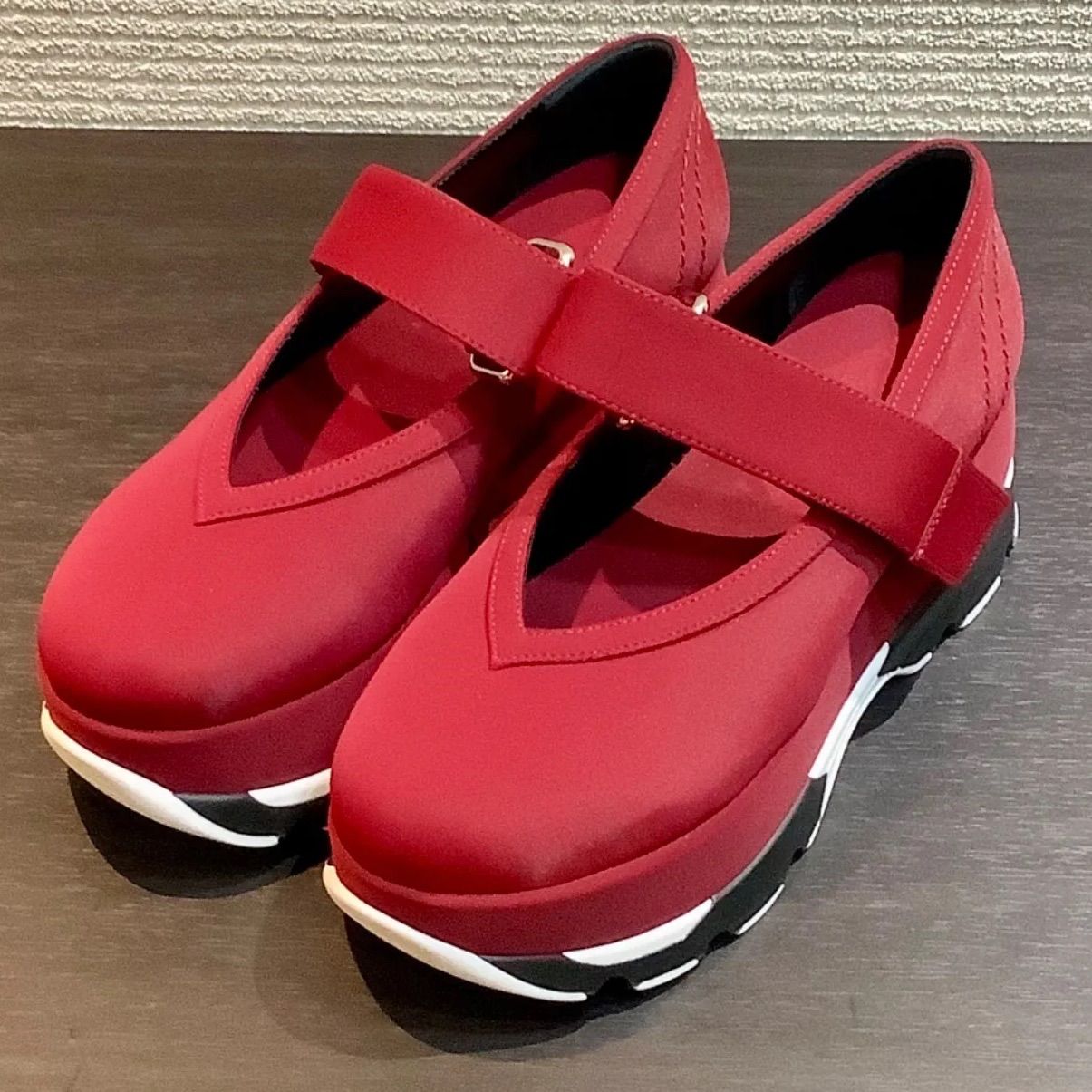新品 未使用 MARNI マルニ スキューバ 厚底 メリージェーン スニーカー 