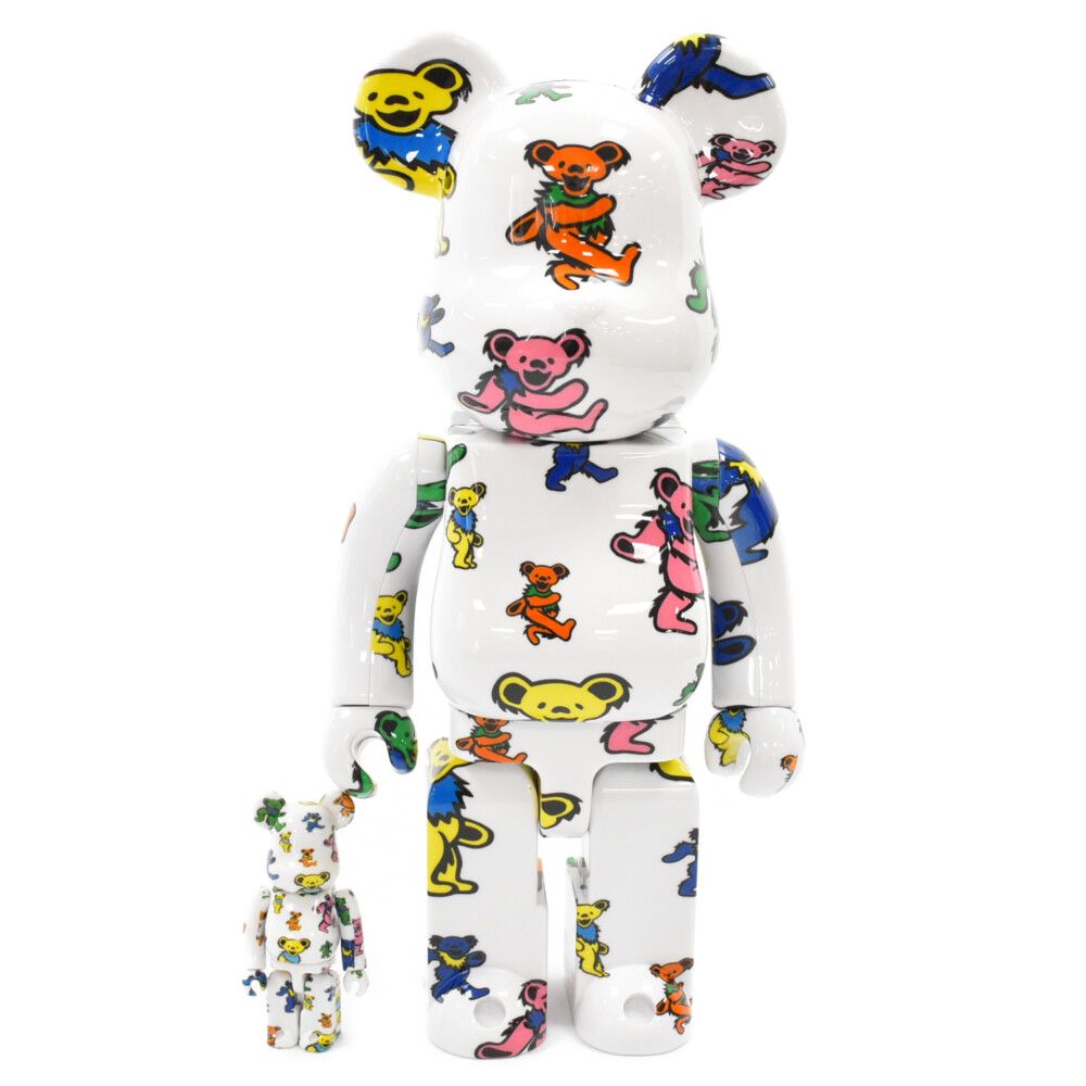 MEDICOM TOY - MEDICOM TOY メディコムトイ BE@RBRICK Grateful Dead Dancing グレイトフルデッド ダンシング 100% &amp;400% ベアブリック フィギュア マルチカラー Amazon | ベアブリック グレイトフル デッド BE@RBRICK GRATEFUL