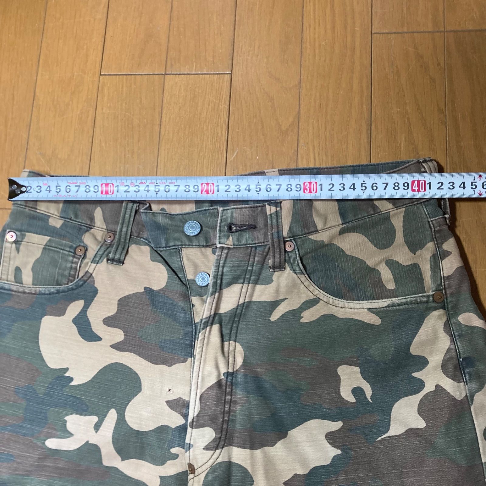 EVISU ショート パンツ 迷彩 エヴィス ハーフパンツ - メルカリ