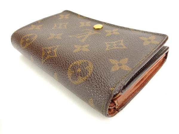 1972 LOUIS VUITTON ルイヴィトン モノグラム 折り財布 トレゾール L字