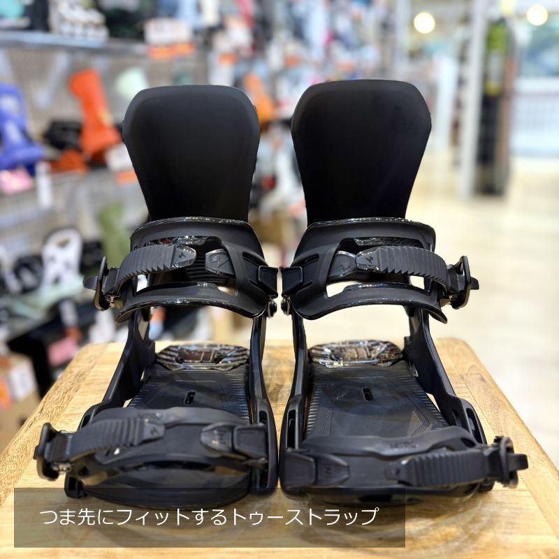 25-26 NITRO ONE カラー Ultra Black Mサイズ ナイトロ メンズ スノーボード バインディング 日本