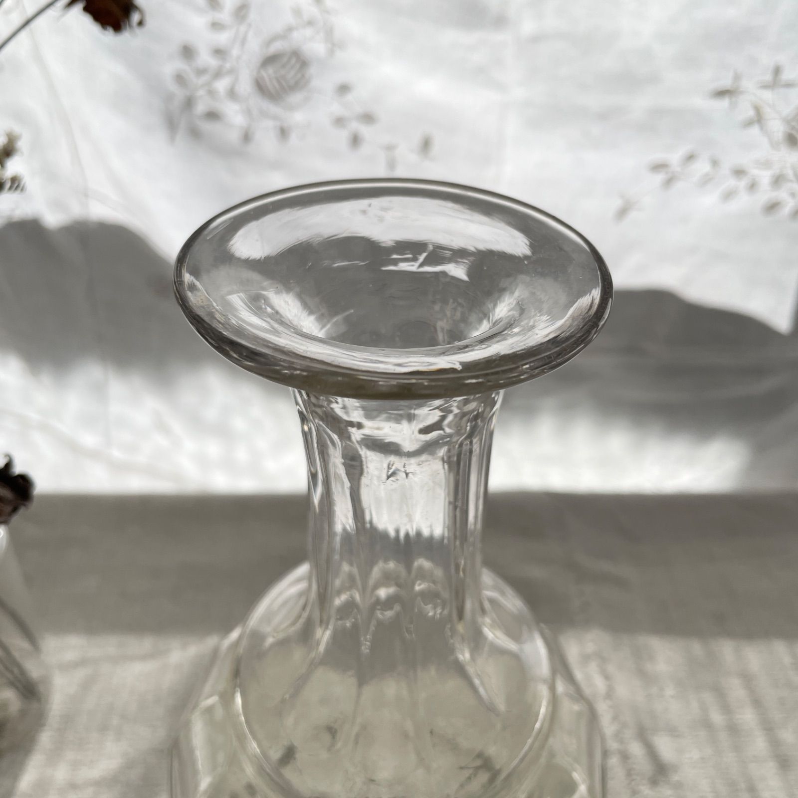 昭和 ガラス 花瓶 花器 古道具 アンティーク デキャンタ 昭和 ガラス 花瓶 花器 古道具 アンティーク デキャンタ