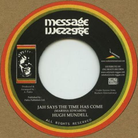 HUGH MUNDELL レコード 仏7” Hugh Mundell Jah Says The Time Has Come / Chapter 4
