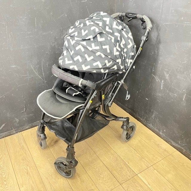ピジョン A型ベビーカー ランフィ リノン? 【中古】Pigeon 対面 背面 
