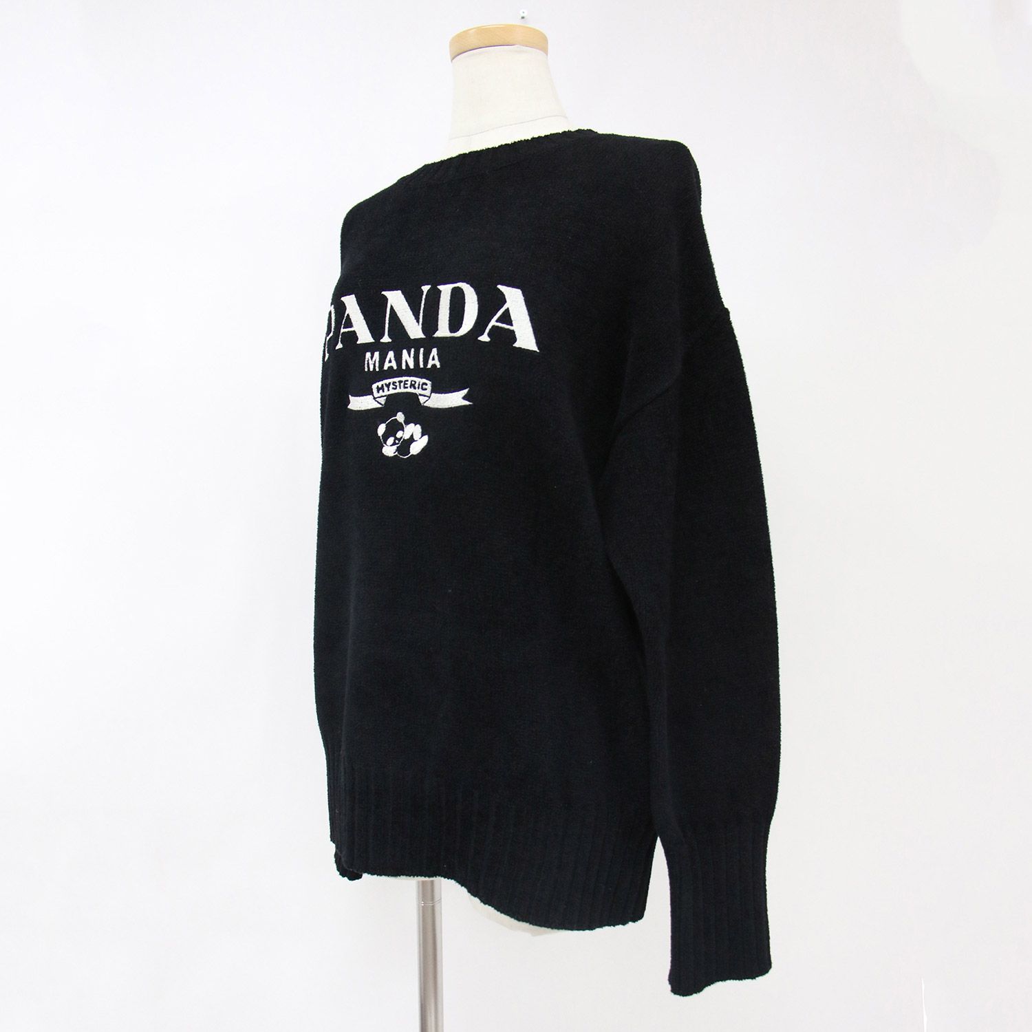 【超特価sale開催】  新品HYSTERIC GLAMOUR PANDA MANIA 黒ニット トップス