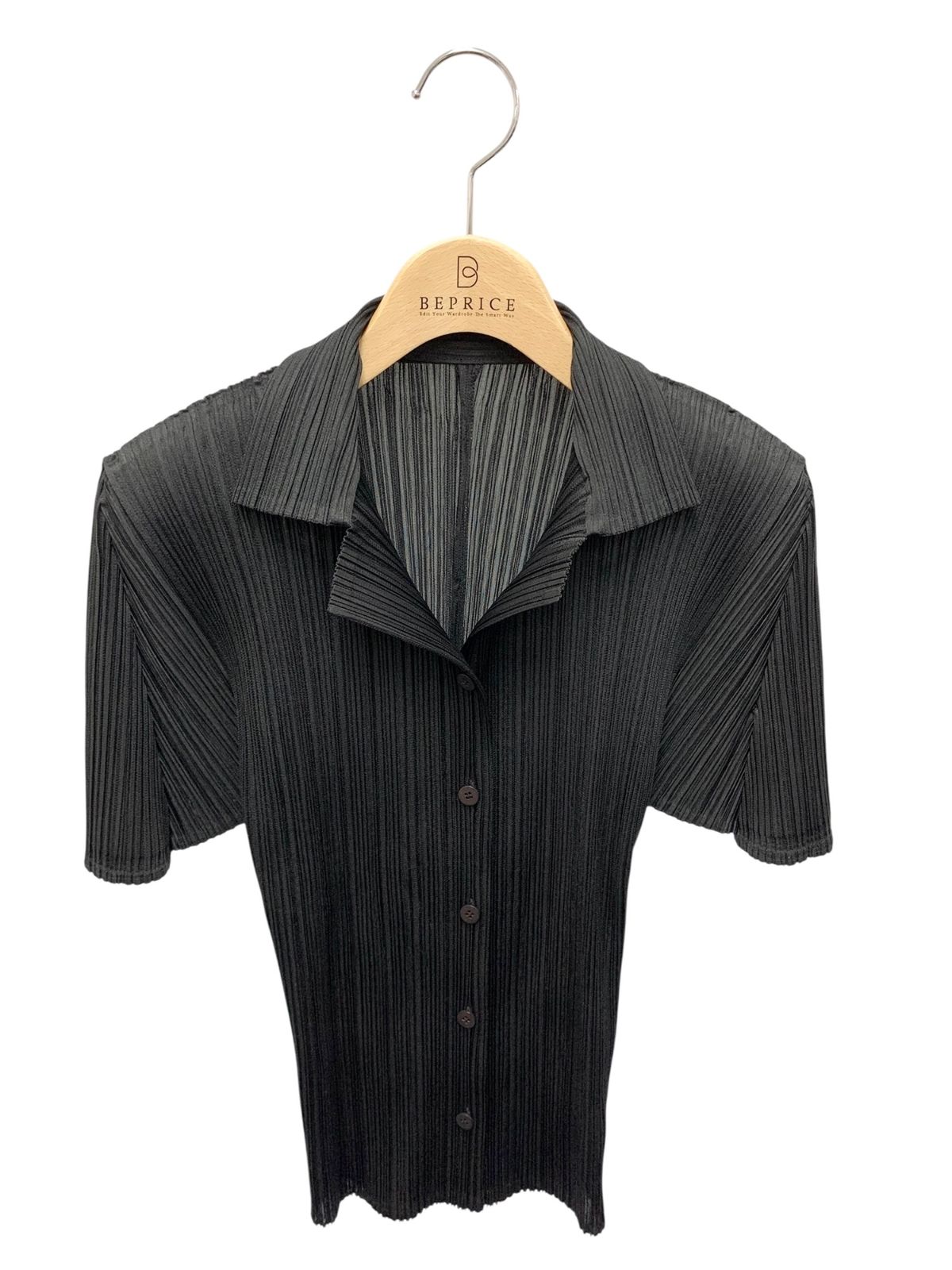 イッセイミヤケ　プリーツプリーズ　シャツ プリーツプリーズイッセイミヤケ PP13-JJ104 シャツ 3 ブラック