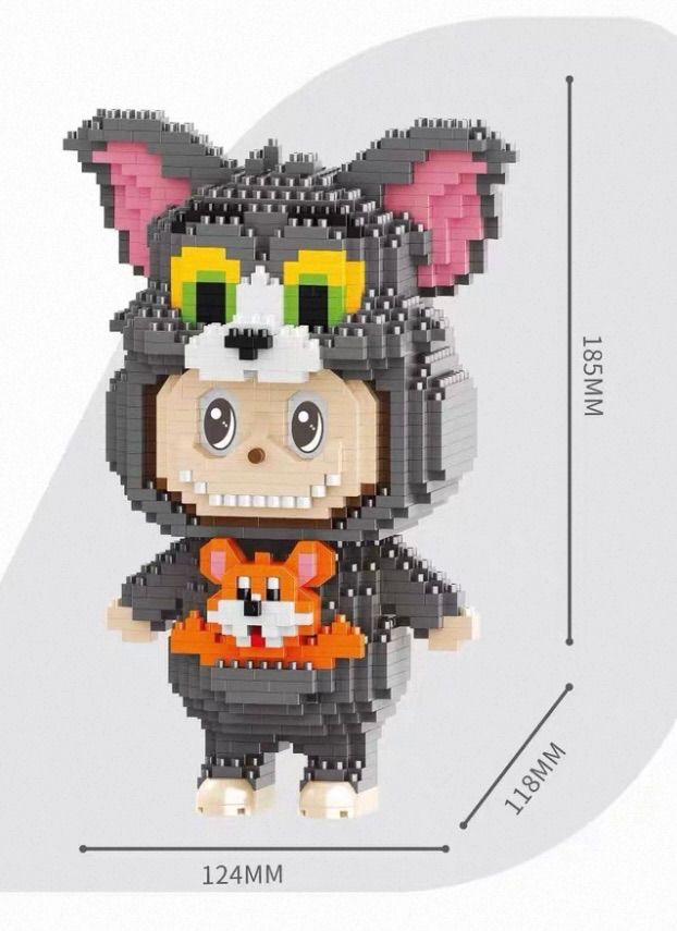 ZIMOMO ラブブ LABUBU トム＆ジェリー レゴ ブロック 互換