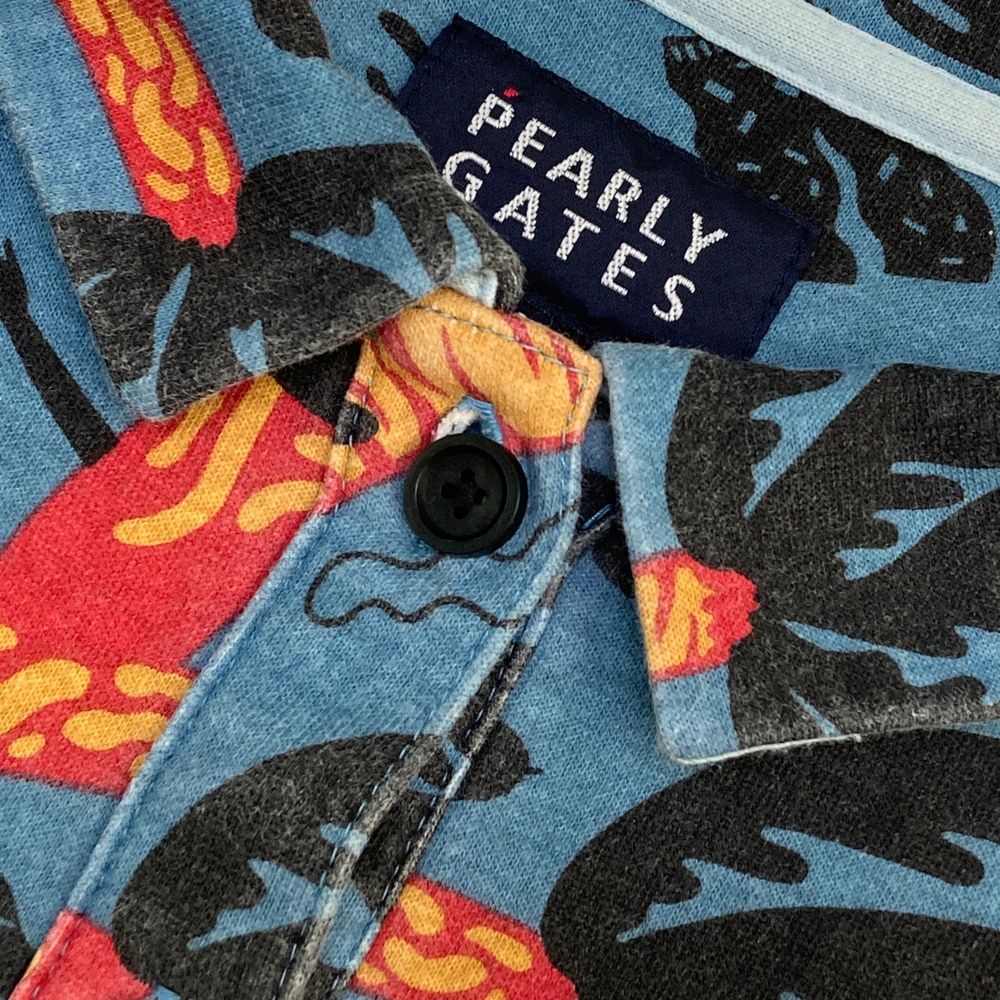 パーリーゲイツPGGロゴ入りオレンジ色ポロワンピースサイズ1