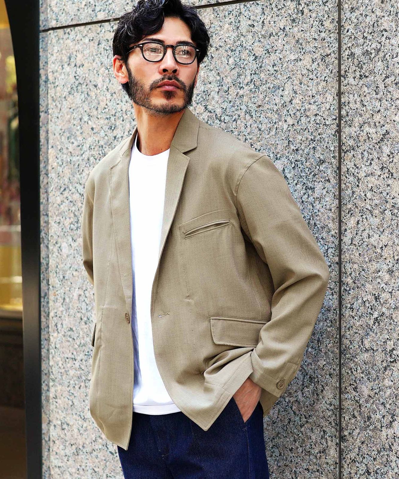 新品 未使用 JIGGYS SHOP(ジギーズショップ)リネンライク1B