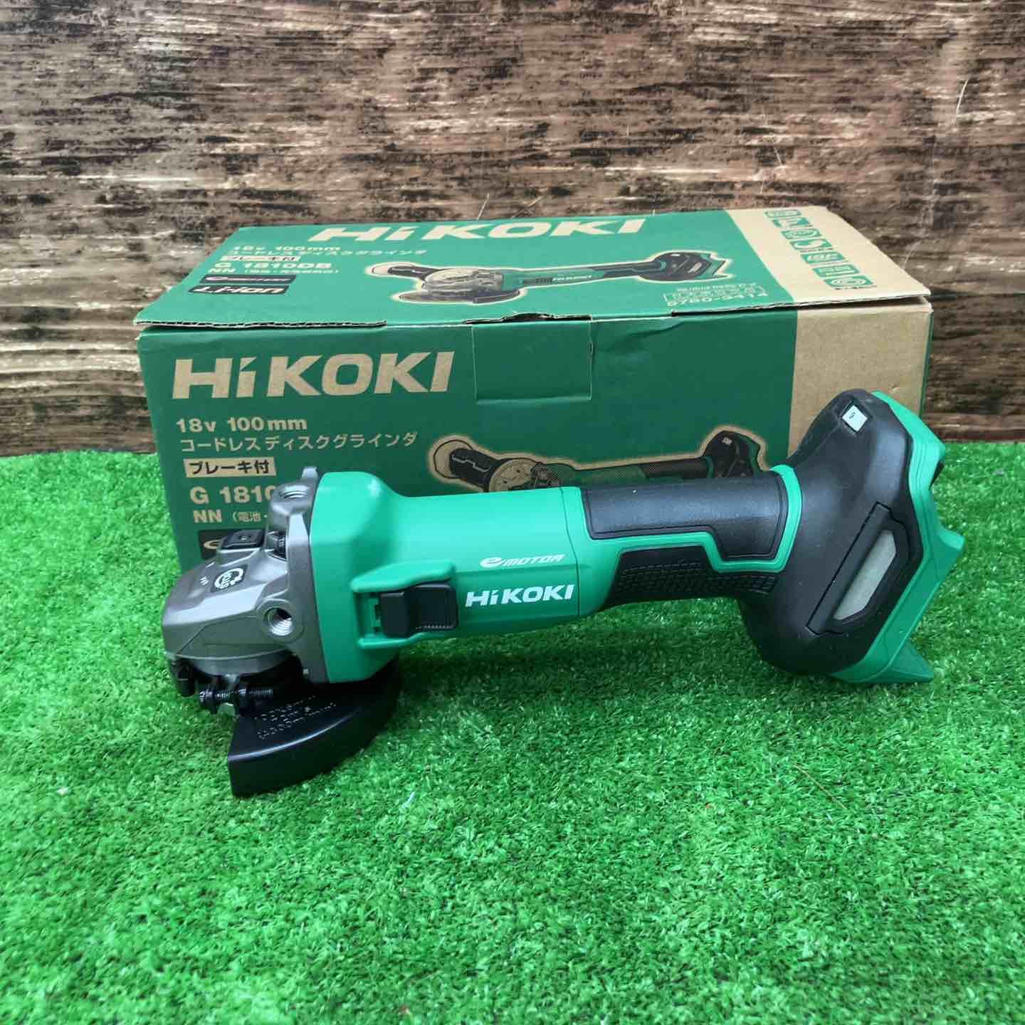 ハイコーキ HIKOKI 旧 日立工機 100mmコードレスディスクグラインダ G1810DB NN 川越店