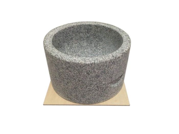 5営業日で発送 ナガノ産業 みかげ石 もち臼 1升用 23301