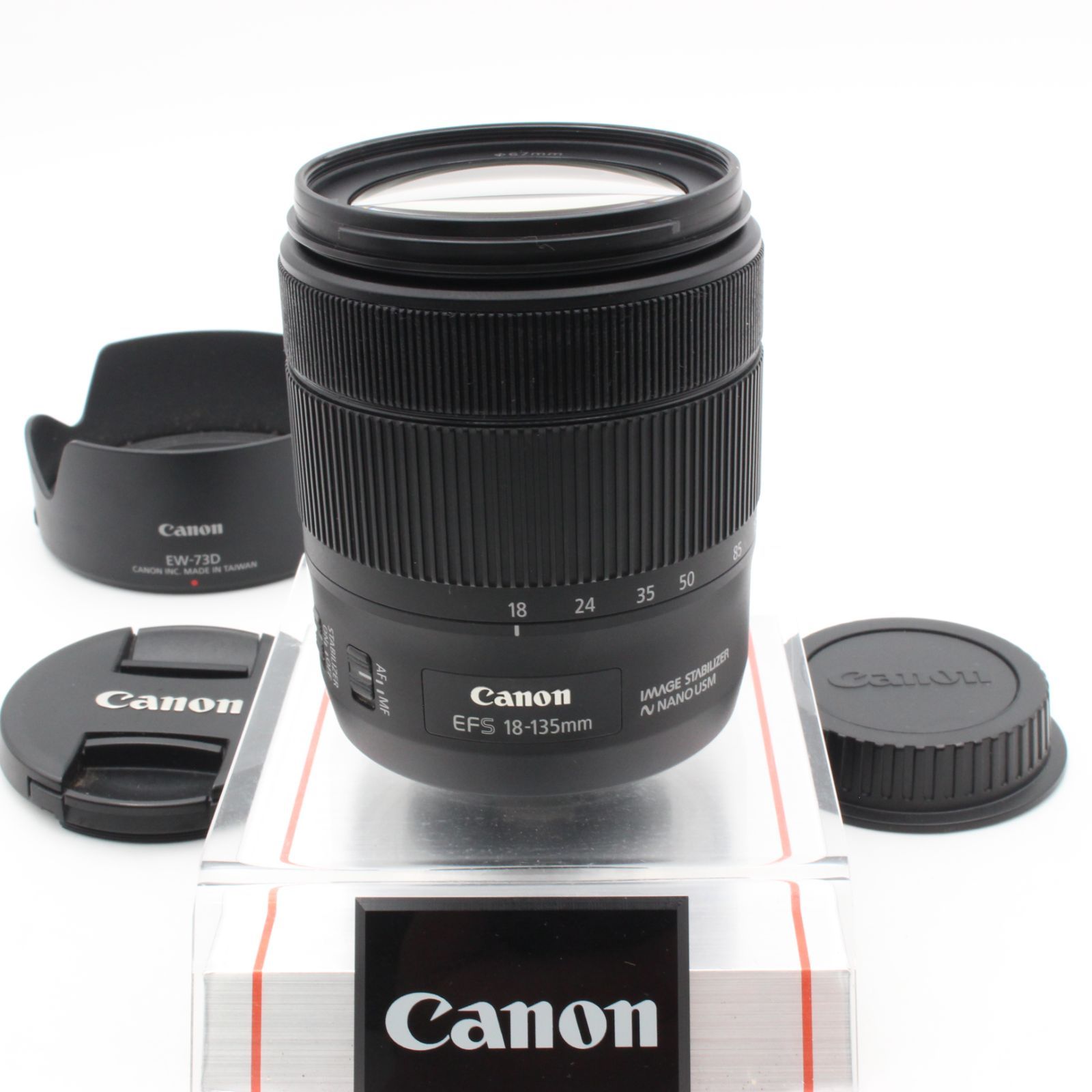 Canon キヤノン EF-S 18-135mm f3.5-5.6 IS USM CANON キャノン フード 付き 89019