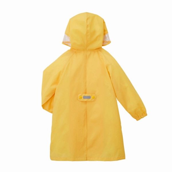 [新品未使用]ミキハウス　レインコートM(100〜110cm) MIKI HOUSE ミキハウス レインコート かっぱ カッパ 黄 ピンク