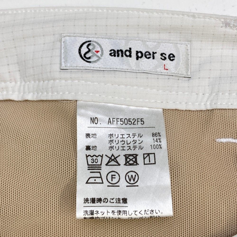 and per se アンパシー レディース ゴルフウェア Lサイズ アンパスィ