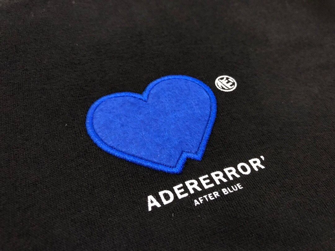 【新品未使用】ADERERROR 長袖 パーカー スウェット ブラック