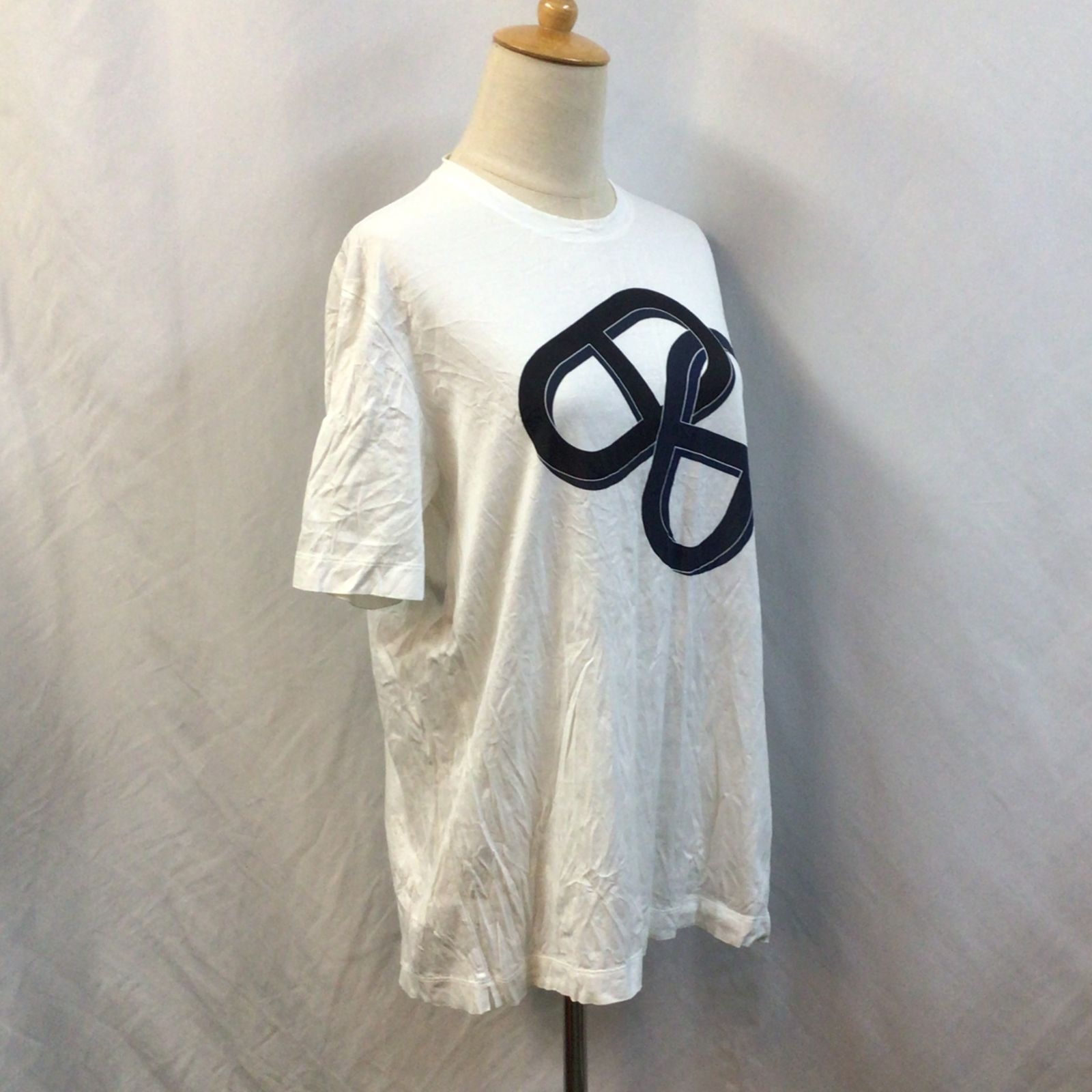 Hermes エルメス シェーヌダンクル プリントTシャツ メンズ クルー 