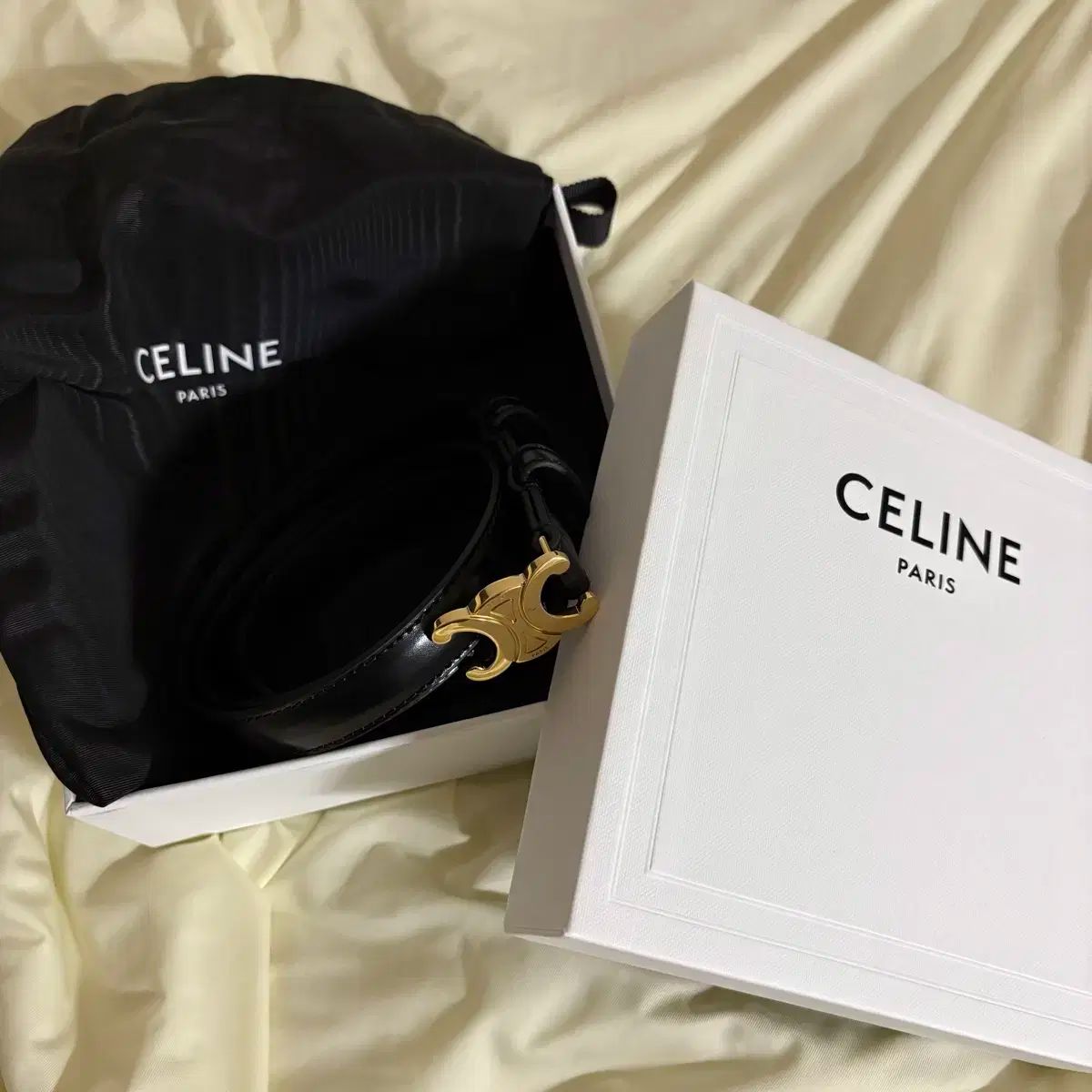 Celine(セリーヌ) トリオンフ ベルト スモール 75 - メルカリ