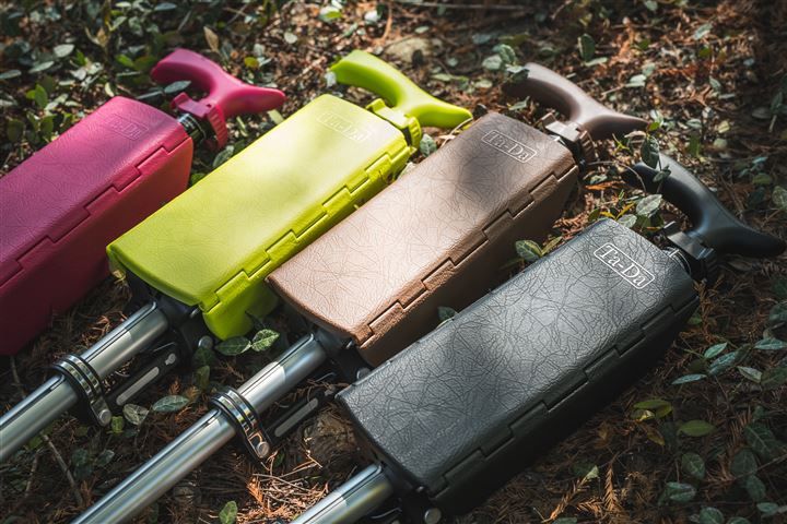 Ta-Da Chair ターダチェア ステッキチェア 杖椅子 椅子になる杖 一脚杖 ブラック 杖の長さ 85 cm