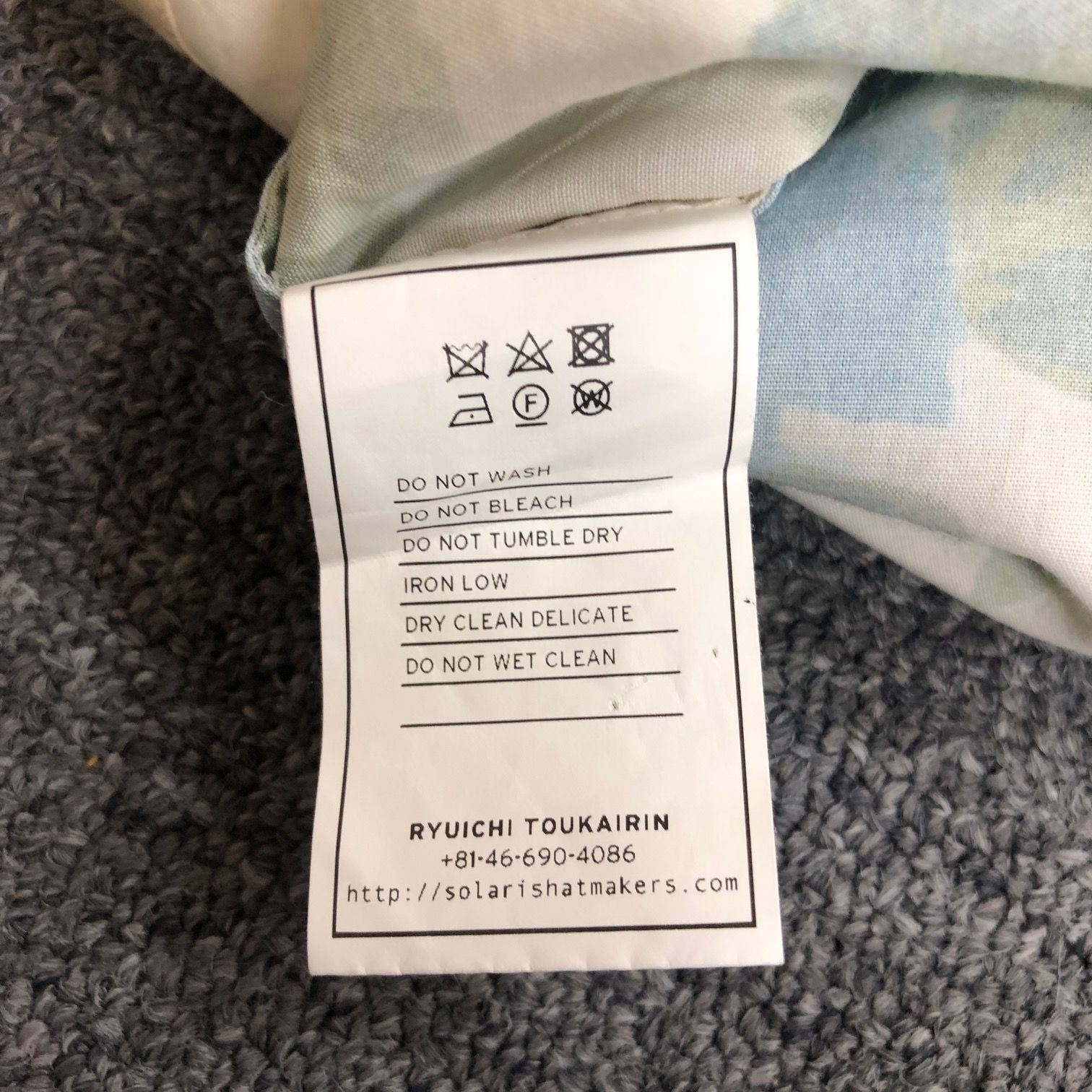 定価33000円 SOLARIS&CO 21AW Pattern OP L/S Shirt パターンオープン 