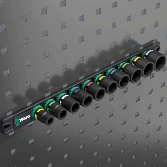 インパクトソケットセットマグネットレール付き10個セット9607 Magnetic