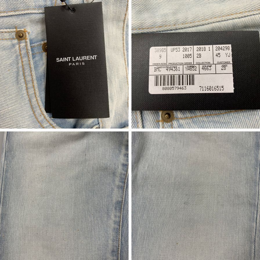 サンローラン パリ 16SS 494361 YA852【AFB37】 - メルカリ