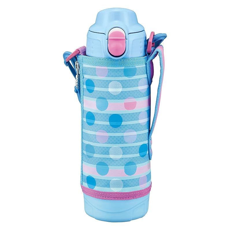 【新着商品】タイガー 水筒 500ml サハラ ステンレスボトル スポーツ 直飲み コップ付 2WAY ブルードット MBO-H050AT