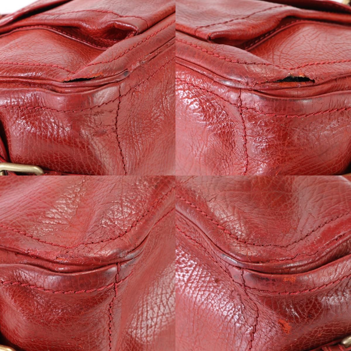 セリーヌ ブギー バッグ CE00 34 レザー トート バッグ レッド