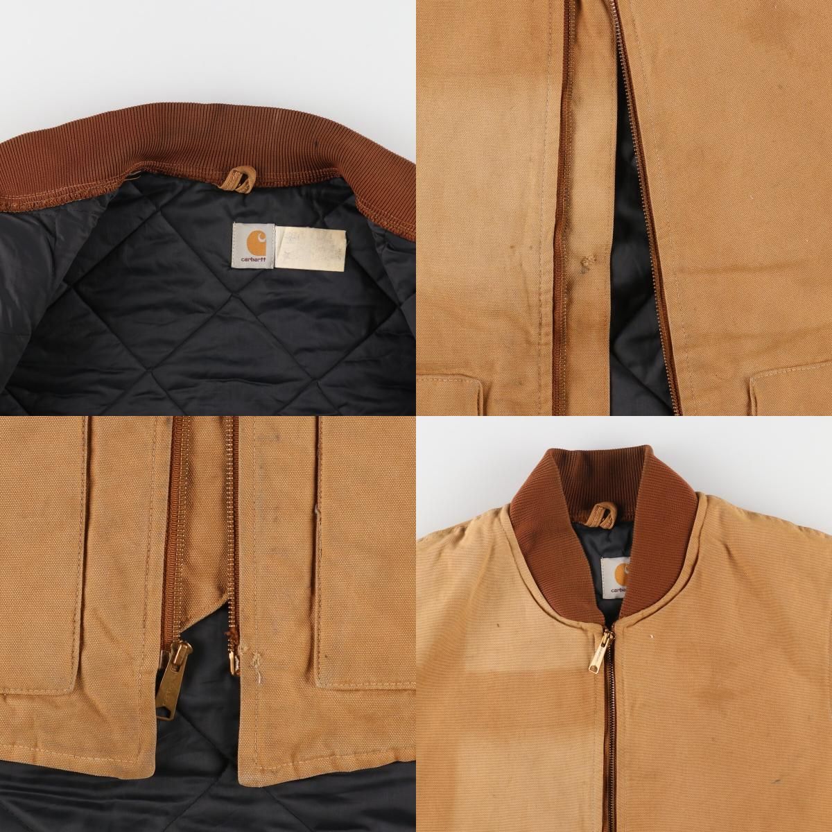 古着 80年代 カーハート Carhartt ダックベスト USA製 メンズXXL