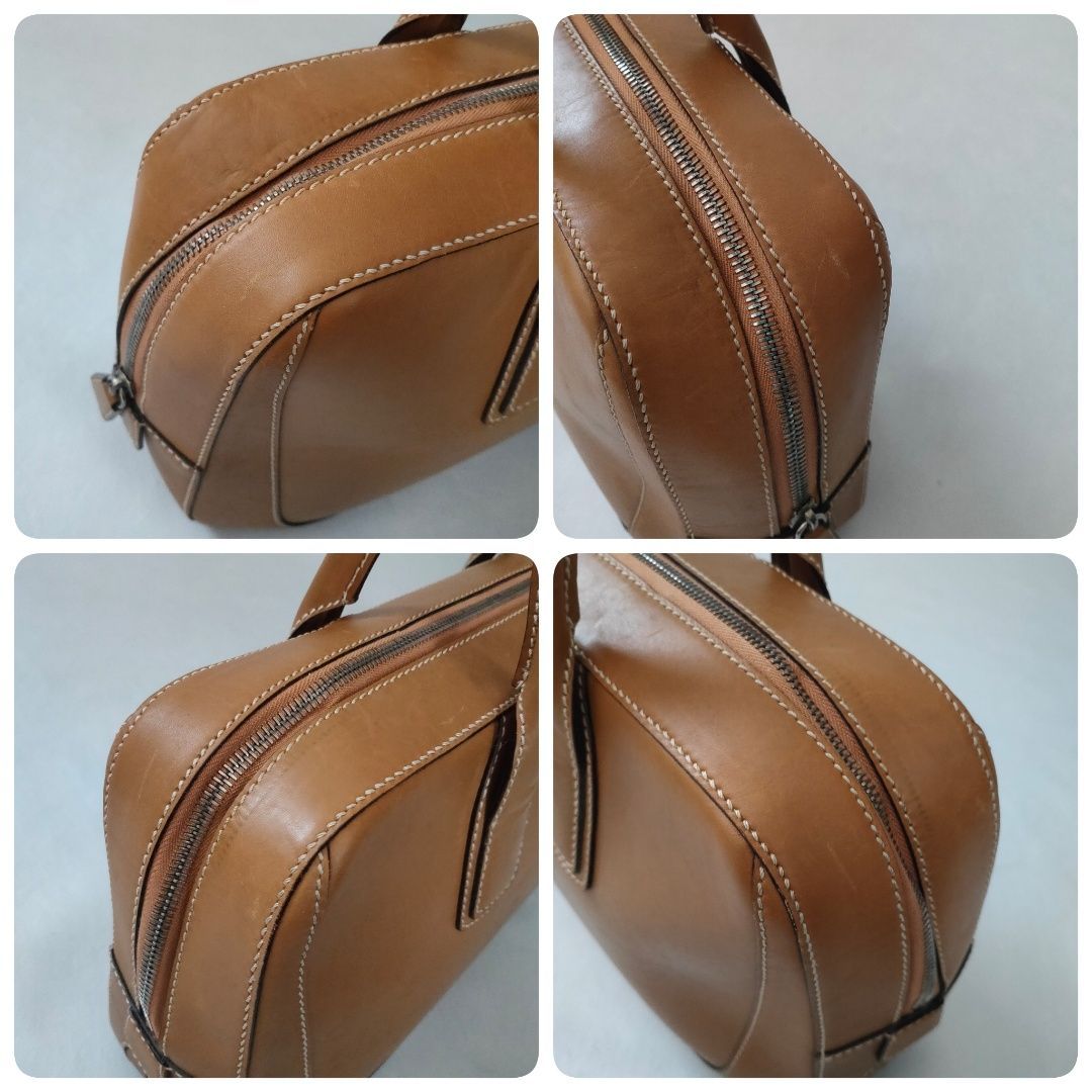 HIROFU】ヒロフ ミニボストン キャメル ＊レア商品 バッグ