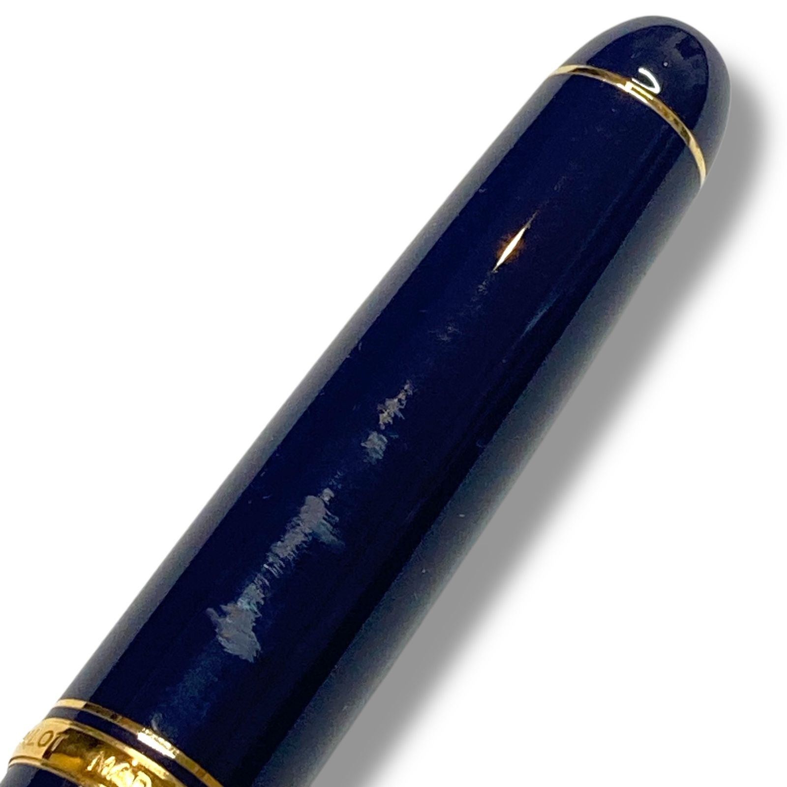 パイロット カスタム 74 万年筆 ペン先 14金 585 ネイビー PILOT (パイロット) カスタム 74 万年筆 ペン先14K 585 M