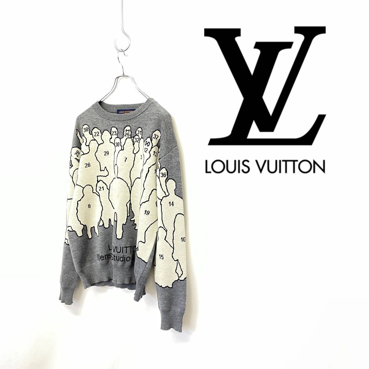 希少 Louis Vuitton ルイヴィトン ニット セーター　ヴァージル　Sありがとうございます