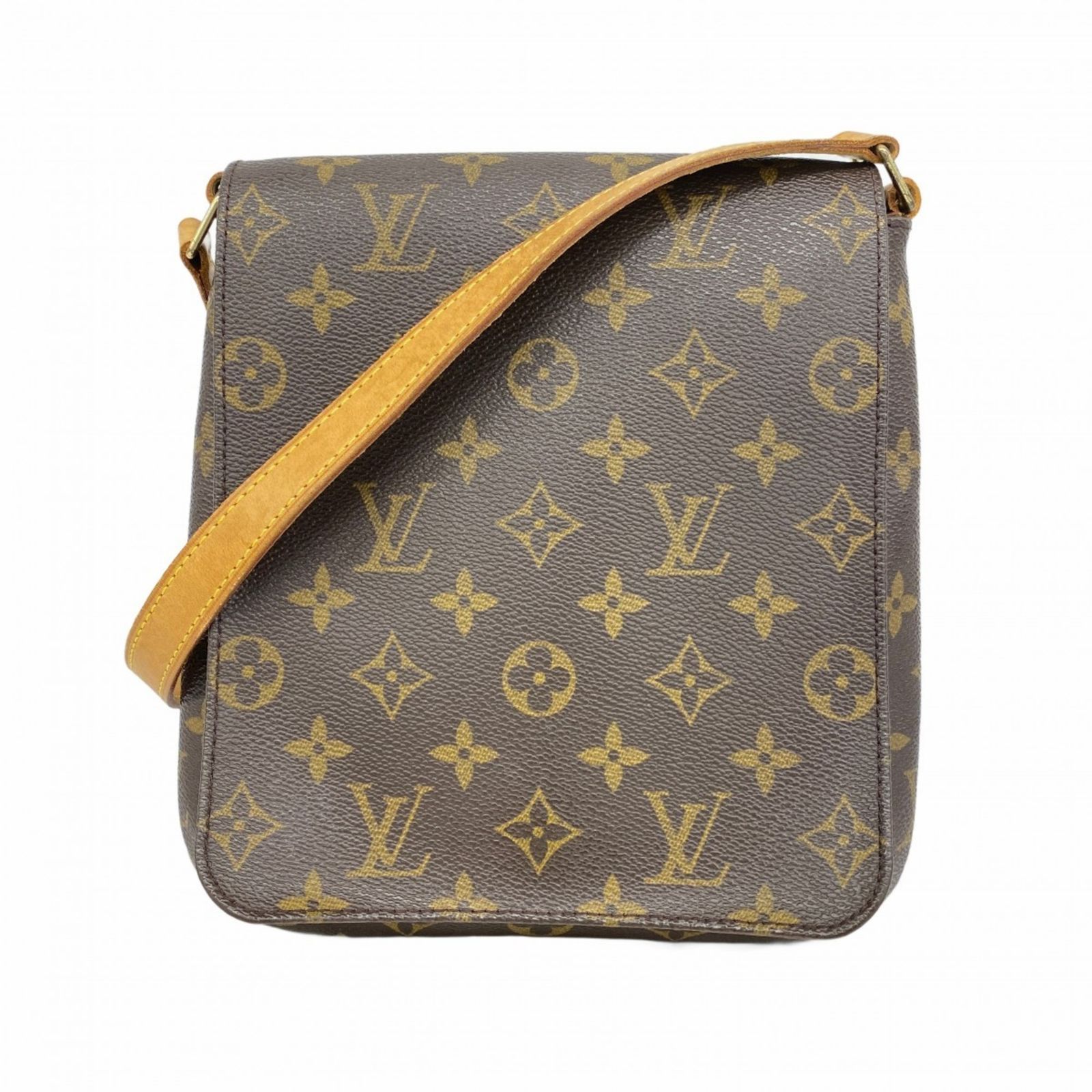 ルイ ヴィトン Louis Vuitton ルイ ヴィトン ショルダーバッグ モノグラム ミュゼットサルサロングストラップ M51387 ブラウンレディース
