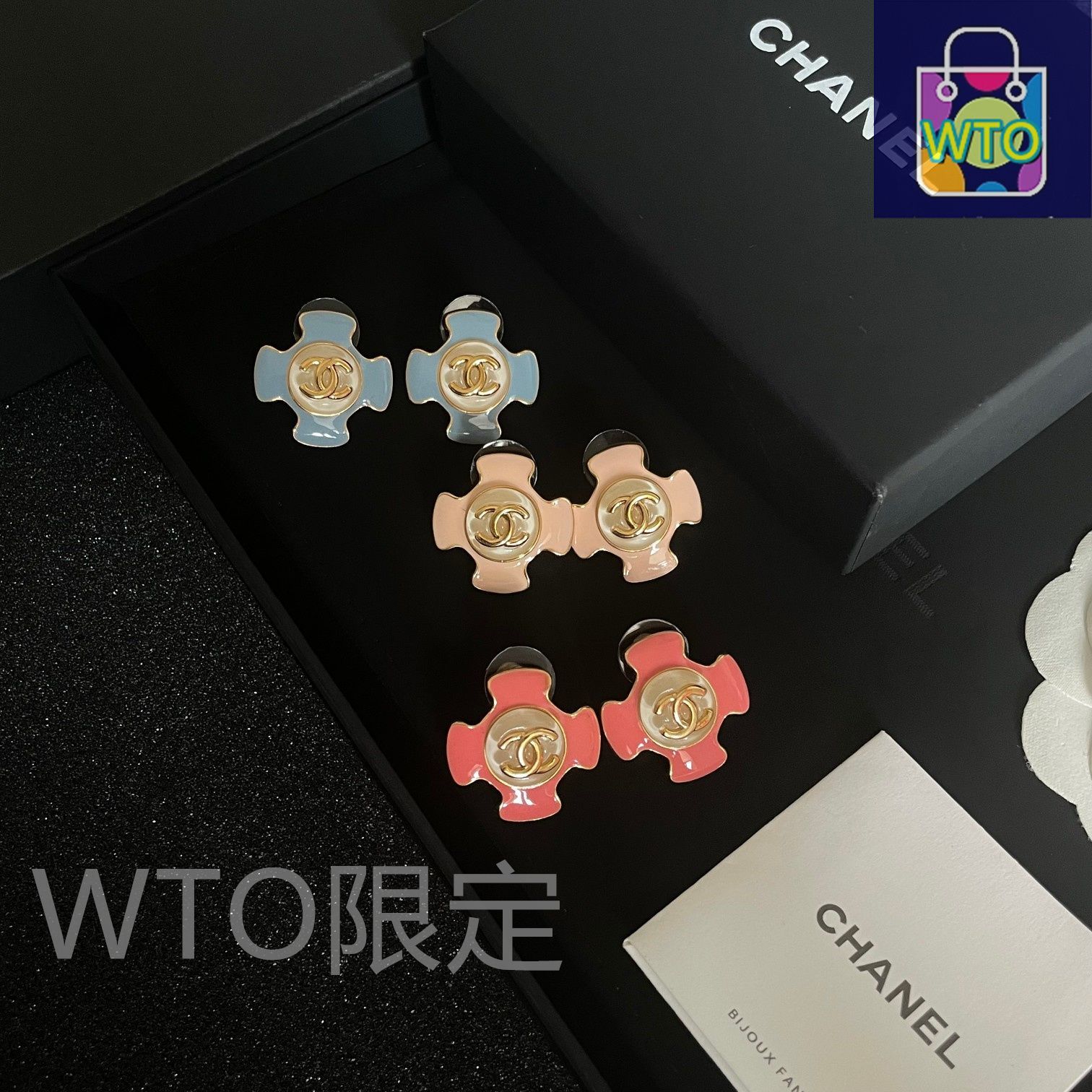 今日特価】Chanel ヴィンテージ ダブル C ピアス 送料無料！在庫