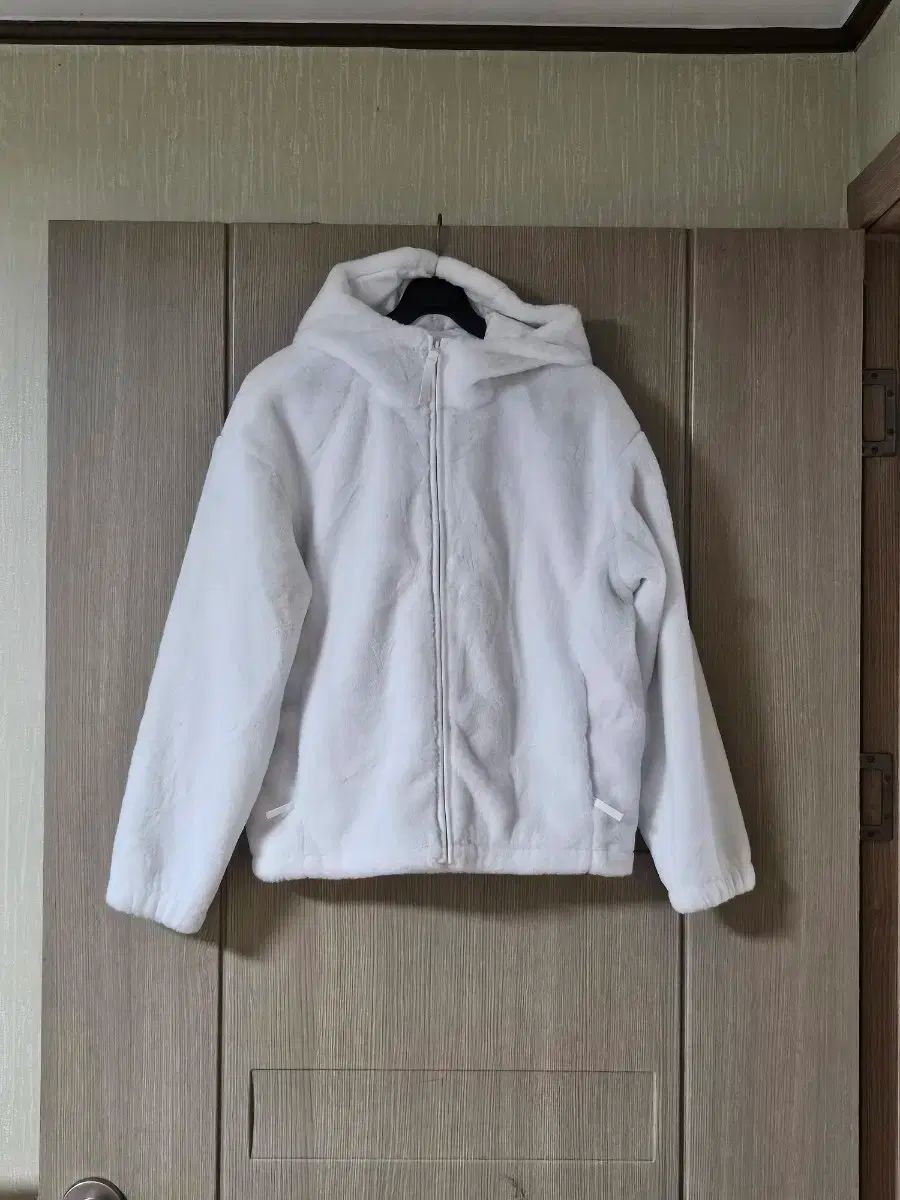 K2 白 ファー フリース ジップアップ フーディー 85