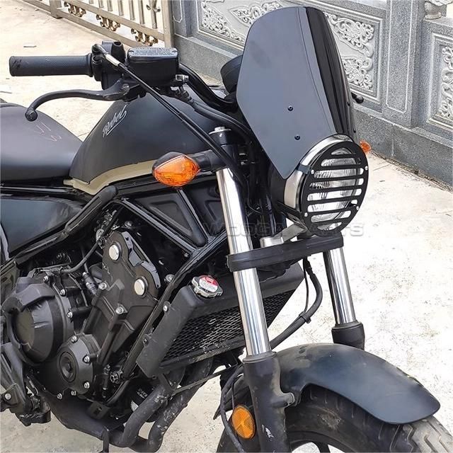 送料無用 本田 Rebel CMX250|300|500 用 高型フロントスクリーン ウィンドシールド