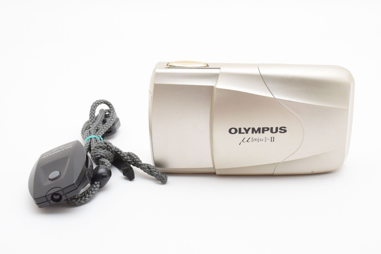 オリンパス OLYMPUS μ mju II ミュー 2 35mm F2.8 シャンパンゴールド コンパクトフィルムカメラ 2639406A