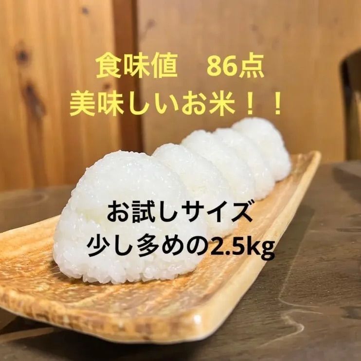 極上米！白米2.5kg 美味しいお米☆農家直送！！ - 米