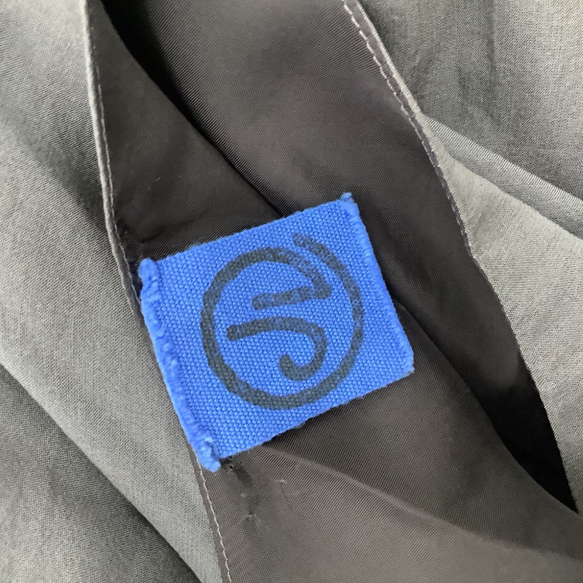 ヨーガンレール　ダークグレー ワンピース ババグーリ 綿麻 幾何柄ロングワンピース ヨーガンレール 近年