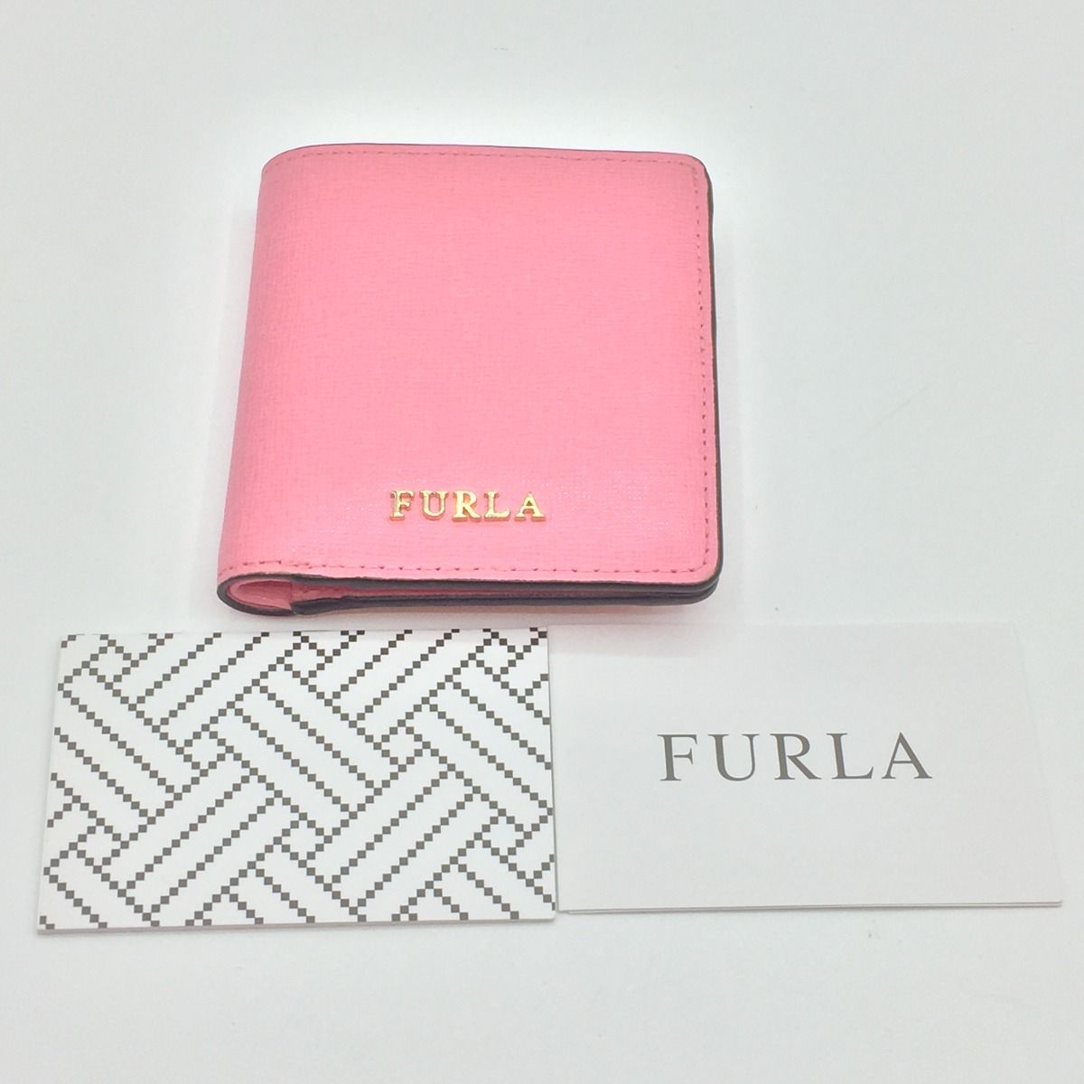 ◎◎FURLA フルラ 2つ折り財布　ミニウォレット ピンク