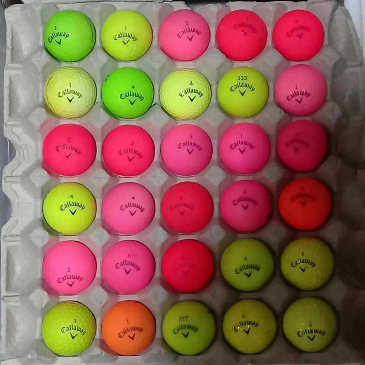 Callaway キャロウェイ ゴルフボール 蛍光 50 犬