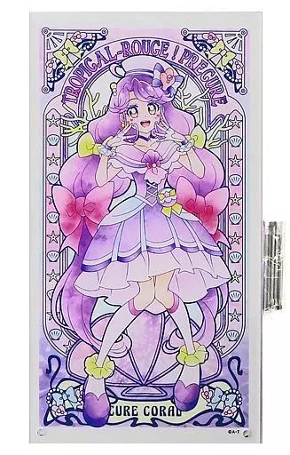 雑貨　キュアコーラル アクリルアートボード Shining Ocean-view 「トロピカル～ジュ!プリキュア」 中古】アクリルスタンド・アクリルパネル キュアコーラル