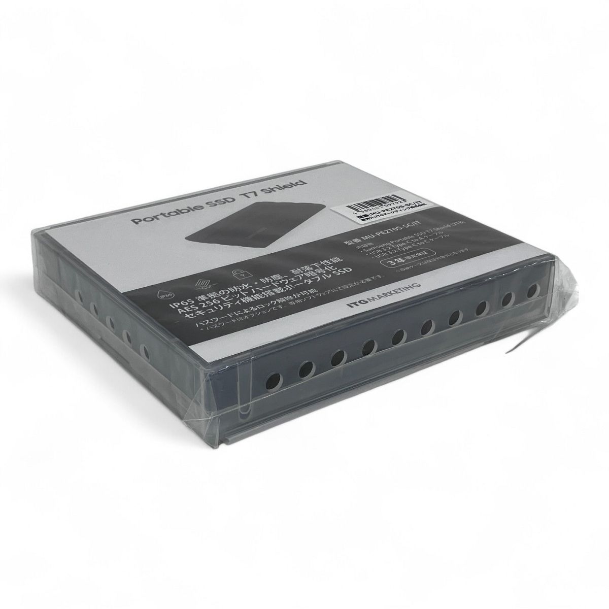 SAMSUNG MU-PE2T0S-SC/IT Portable SSD T7 Shield 2TB 外付け 