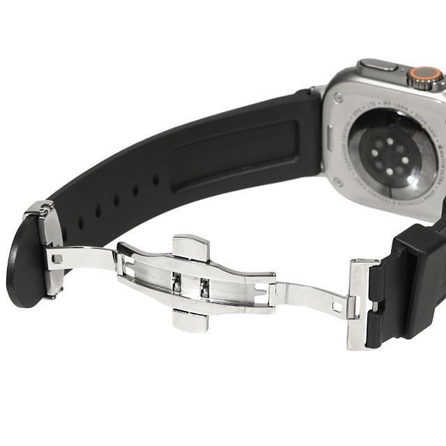 O1@アップルウォッチバンドultraラバーベルト49カバーAppleWatch アップルウォッチ ラバーベルト カバー ウルトラ Apple Watchバンド 40