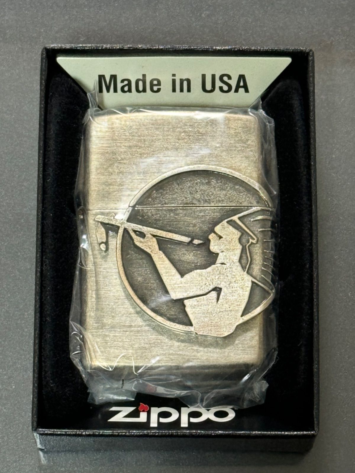 zippo アメリカンスピリット 2連続加工 立体メタル 2018年製 ② zippo アメリカンスピリット 2連続 立体メタル 限定品 特殊加工