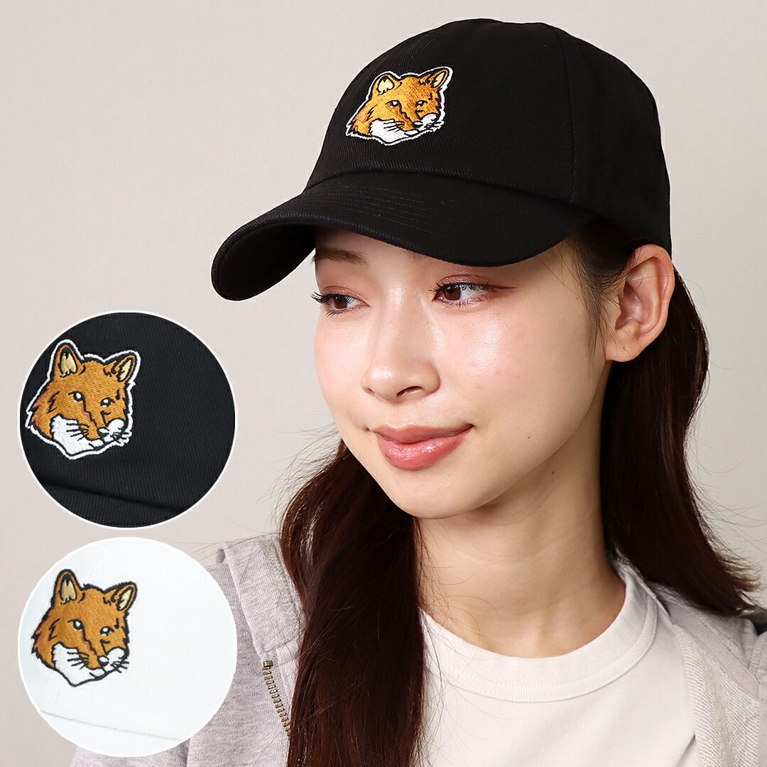 つー MAISON KITSUNE◇BU00103KJ0008男女共用 半袖T DOUBLE FOX HEAD