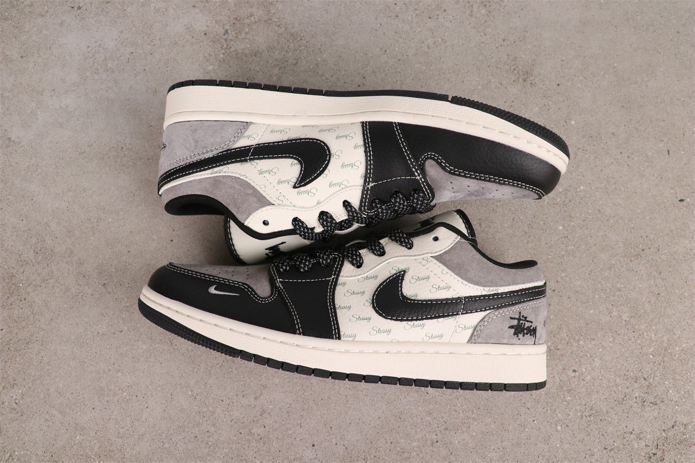 今日特価】Air Jordan 1 XS6086 - 016 ブラックグレー-MM輸入3