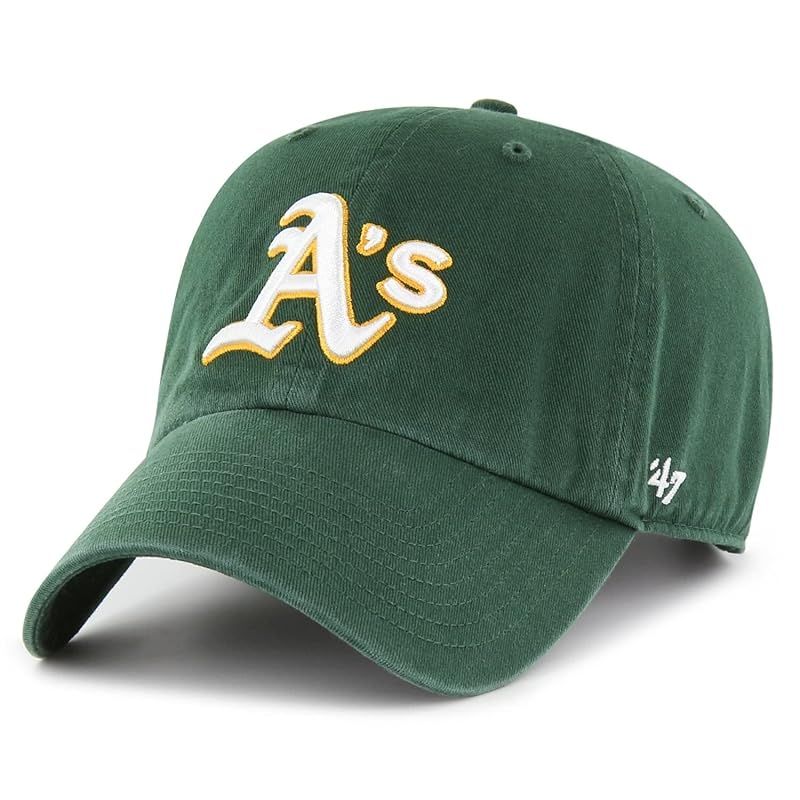【特価商品】47 Brand(47ブランド) MLB オークランド・アスレチックス Cleanup Adjustable キャップ (ホーム) - Free