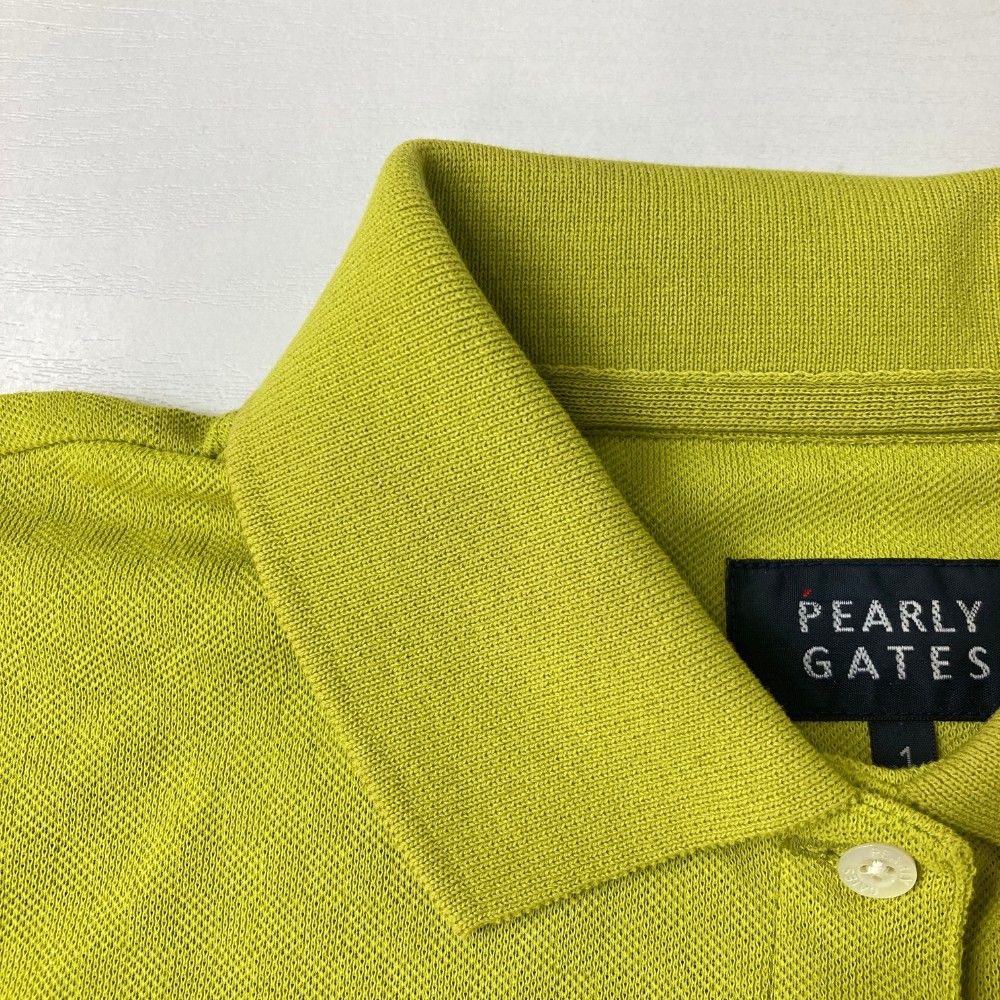 PEARLY GATES ノースリーブポロシャツ サイズ1 サイズ：0 PEARLY GATES